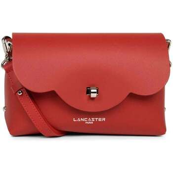 LANCASTER Bandolera Bolso con solapa PUR ELEMENT CITY FLORE Rojo para mujer