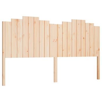 Cabecero De Cama Madera Maciza De Pino 186x4x110 Cm Cfw77021