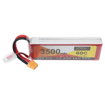 Batería LiPo ZOP POWER 11.1V 3500mAh 60C 3S con enchufe XT60 para Dron RC