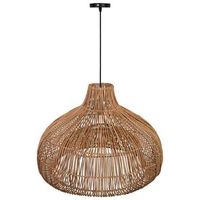lampara techo de ratan marron d665x47h cm
