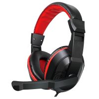 cool dublin auriculares stereo oficina negrorojo