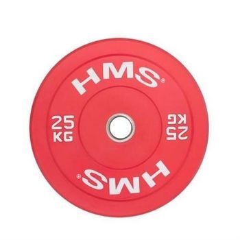 Parachoques Olímpico 25kg Placa Hms Cbr25 Roja
