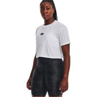 under armour camiseta ua branded logo crop ss para mujer