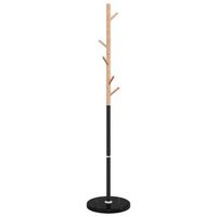 perchero de hierro con recubrimiento en polvo negro 172 cm vidaxl