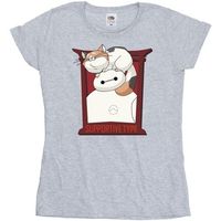 disney camiseta manga larga big hero 6 support para mujer