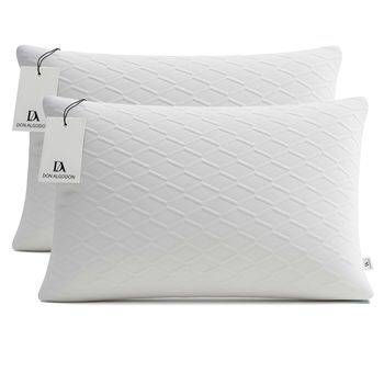 Pack 2 Almohadas Núcleo 100% Viscoelástica 90cm Don Algodón