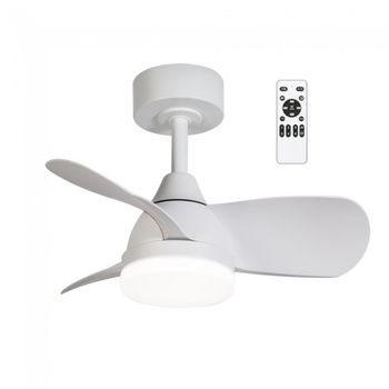 Ventilador de techo led borse mini blanco cct dim (18w)
