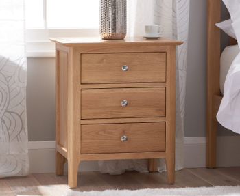 Sadie Oak Large Bedside Table