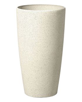 Maceta de exterior de piedra beige h58