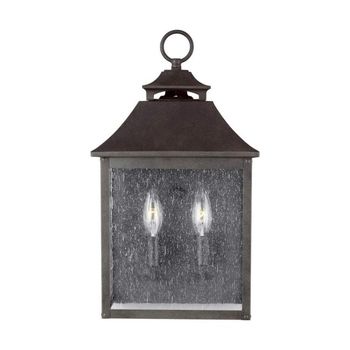 Aplique de pared de exterior galena (2 luces)