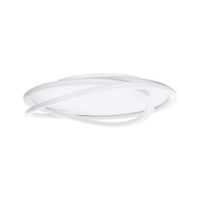 lampara de techo luces led integradas redonda blanco leylan