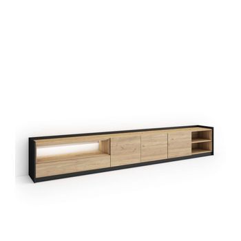 Mueble Tv Cártama-02 Con Luz Integrada Y Almacenaje