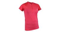 maillot de manga corta r light rosa frambuesa 1 2 cremallera para mujer raidlight