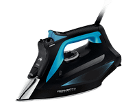 plancha de vapor - rowenta dw5310d1 focus excel 2700 w 180 gmin suela microsteam 400 hd laser 150 ml azul metalizado y negro