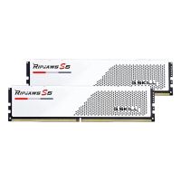 memoria ram gskill ripjaws s5 f5-5200j4040a48gx2-rs5w 96gb 2x48gb ddr5 5200mhz cl40 intel xmp disipador blanco