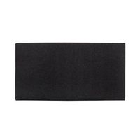 cabecero poliester liso negro 160x80cm - cama 140150