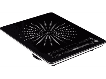 Placa portátil - Jata VNI145, Inducción, 1 zona, Zona 26 cm, Display LED, 8 Funciones programadas, 43.5 Negro