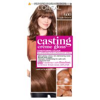 loreal paris casting creme gloss semi-permanent hair dye various shades - 600 light brown