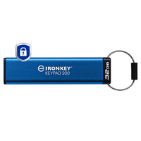 32gb ironkey keypad 200 aes-256 encryp fips 140-3 lvl 3pendin g