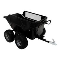 remolque atv volquete de 4 ruedas con capacidad de 680 kg