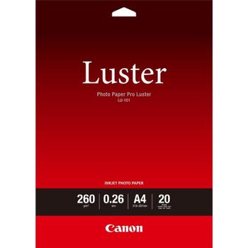 Papel Fotográfico Canon Satén A4 260 g/m² 20 Hojas