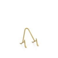 soporte para tablet de laton en dorado 12x12x15cm
