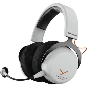 Auriculares Beyerdynamic MMX 150 inalámbricos Bluetooth y USB-C gaming con micrófono blanco