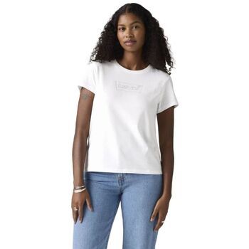 Levis Tops y Camisetas 17369 3271 - THE PERFECT TEE-IRIDESCENT WHITE para mujer