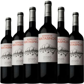 Bosque De Matasnos Etiqueta Blanca Es Un Vino Tinto De Crianza Es 75 Cl 15 % Pack 6 Botellas