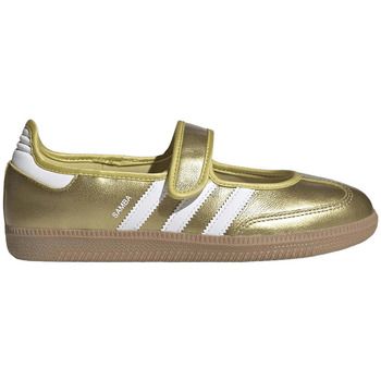 adidas Deportivas Moda Samba Jane Gold Metallic White (Women's) para mujer