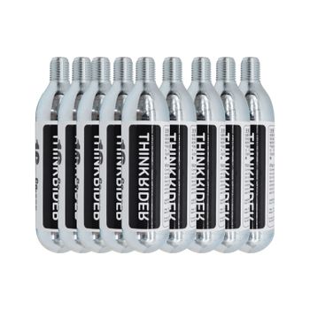 Cartuchos de CO2 roscados ThinkRider de 16g o inflador de CO2 para neumáticos de bicicleta - Cartucho para inflador de CO2 con conexión roscada
