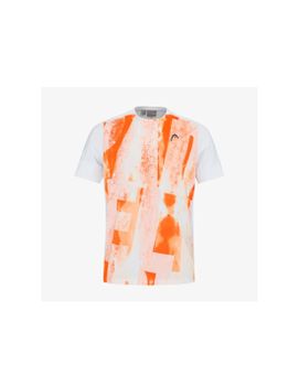 Camiseta de Pádel Head Padel Tech Hombre Naranja