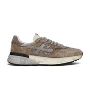 premiata para hombre mick01 zapatillas de piel mick01taupe 46 marron plano cordones casual