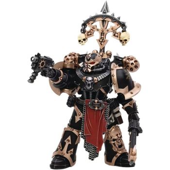 Figura Chaos Space Marine D-04 Warhammer 40.000 Black Legion Articulada 12 Cms