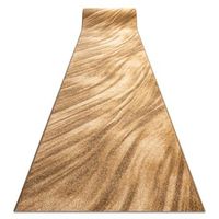 alfombra de pasillo karmel fryz - saka beige 100 cm 100x720 cm