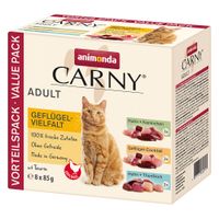 animonda carny adult 24 x 85 g en bolsitas - pack ahorro - seleccion de aves 3 variedades