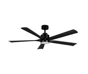 Ventilador de techo metal color negro serie cairo 132cm