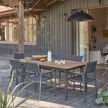 Muebles De Jardín De Teca Y Aluminio