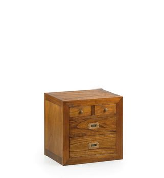Cómoda de madera marrón anch. 45 cm
