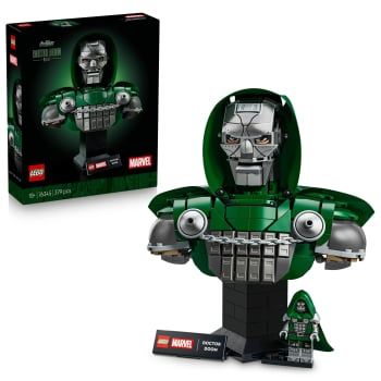 LEGO Disney Marvel Busto de Doctor Doom, Juguete de construcción +18 años - 76345