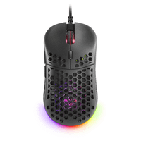 mars gaming raton gaming ligero rgb negro