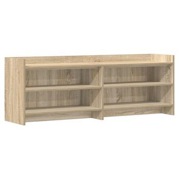 Mueble De Tv 135 X 33 X 47 Cm Roble Sonoma Madera De Ingeniería Vidaxl