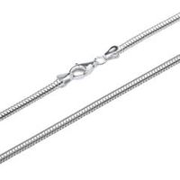 cadena de plata 925 cadena serpiente plata 19mm