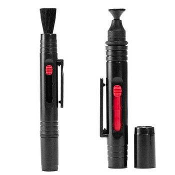 Bolígrafo de limpieza Caruba Lens Pen para cámaras, negro, carbono