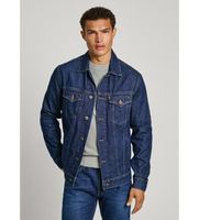 pepe jeans para hombre pm402715cu4 cazadora regular marino s casual algodon sostenible