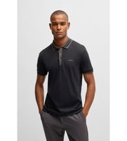 boss para hombre 50533272 polo paule tape negro xs casual algodon manga corta