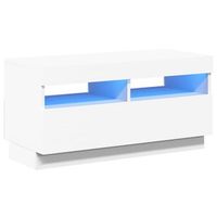 mueble tv  mueble de salon  armario tv con luces led blanco 80x35x40 cm