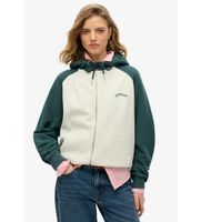 superdry para mujer w2012287a sudadera essential logo verde xs casual algodon