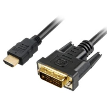 Cable adaptador Sharkoon HDMI/DVI-D 1 m negro