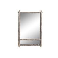 espejo paulownia cristal 47x8x70 envejecido